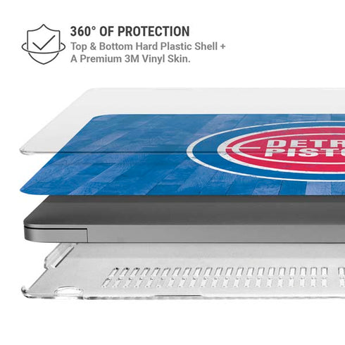 NBA Detroit Pistons Hardwood Classics MacBook Cases