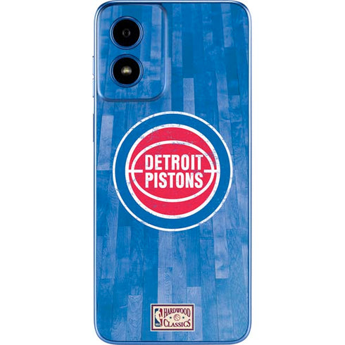 NBA Detroit Pistons Hardwood Classics Moto G Play 4G (2024) Skin