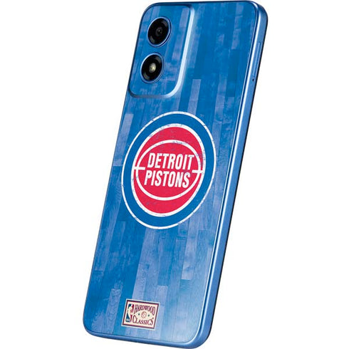 NBA Detroit Pistons Hardwood Classics Moto G Play 4G (2024) Skin