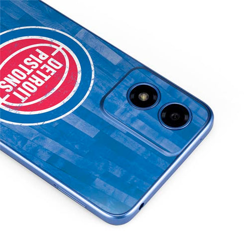 NBA Detroit Pistons Hardwood Classics Moto G Play 4G (2024) Skin