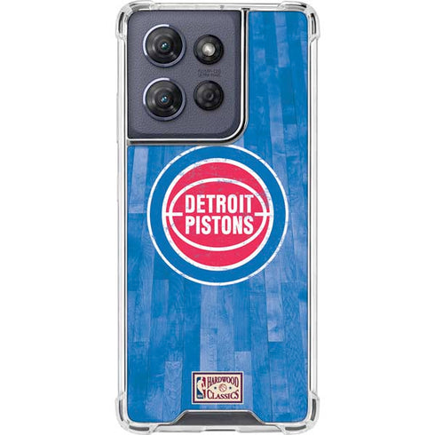 NBA Detroit Pistons Hardwood Classics Moto G Power 5G (2025) Clear Case