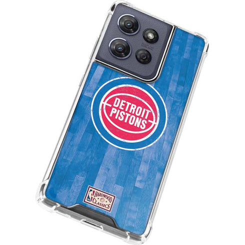 NBA Detroit Pistons Hardwood Classics Moto G Power 5G (2025) Clear Case