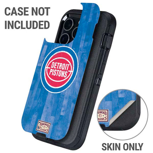NBA Detroit Pistons Hardwood Classics Otterbox Defender iPhone Skin
