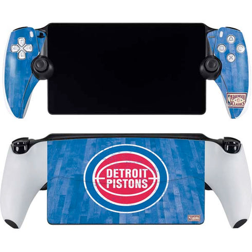 NBA Detroit Pistons Hardwood Classics PlayStation Portal Remote Player Skin