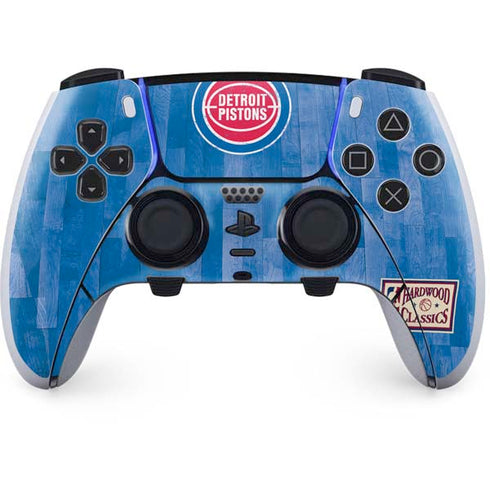 NBA Detroit Pistons Hardwood Classics PS5 DualSense Edge Pro Controller Skin
