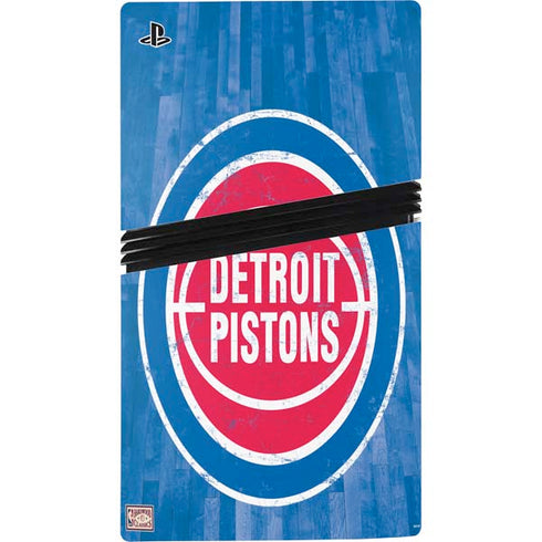 NBA Detroit Pistons Hardwood Classics PS5 Pro Disk Bundle Skin