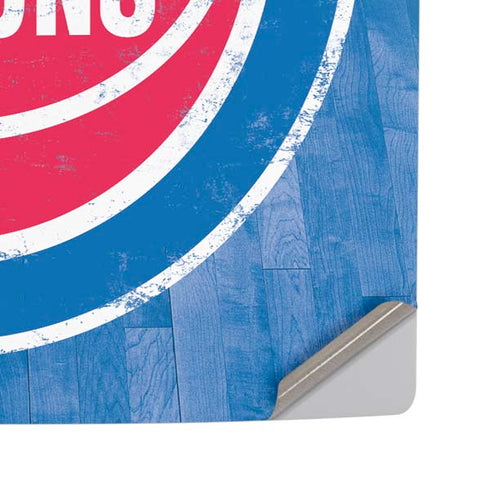 NBA Detroit Pistons Hardwood Classics PS5 Pro Disk Console Skin