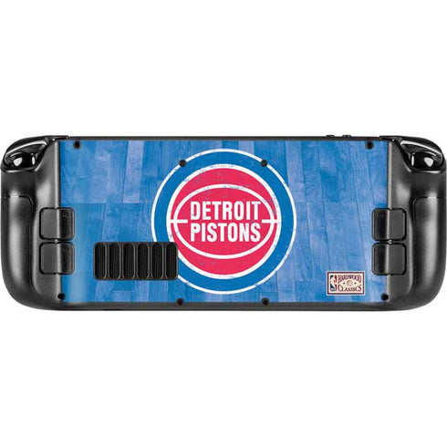 NBA Detroit Pistons Hardwood Classics Steam Deck Handheld Gaming Computer Skin