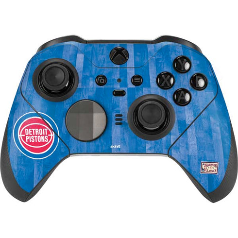 NBA Detroit Pistons Hardwood Classics Xbox Elite Wireless Controller Series 2 Skin
