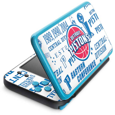 NBA Detroit Pistons Historic Blast Nintendo 2DS XL (2017) Skin