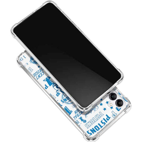 NBA Detroit Pistons Historic Blast Gabb Phone 4 Clear Case
