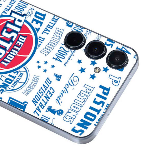 NBA Detroit Pistons Historic Blast Galaxy A55 5G Skin