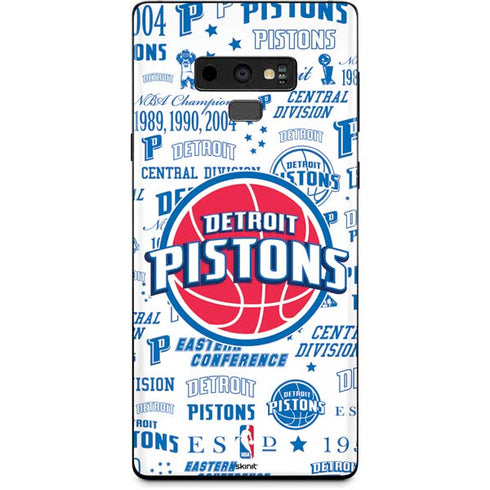 NBA Detroit Pistons Historic Blast Galaxy Note 9 Skin