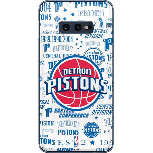 NBA Detroit Pistons Historic Blast Galaxy S10e Skin