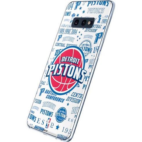 NBA Detroit Pistons Historic Blast Galaxy S10e Skin