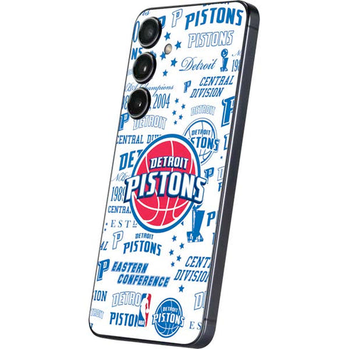 NBA Detroit Pistons Historic Blast Galaxy S24 Plus Skin