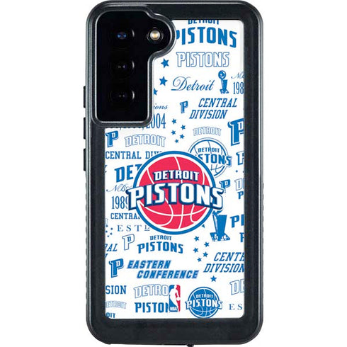 NBA Detroit Pistons Historic Blast Galaxy S24 Plus Waterproof Case