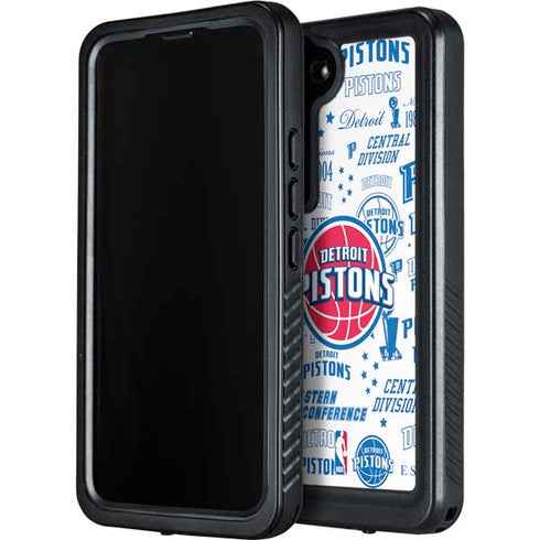 NBA Detroit Pistons Historic Blast Galaxy S24 Plus Waterproof Case