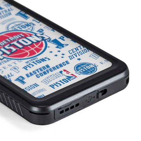 NBA Detroit Pistons Historic Blast Galaxy S24 Plus Waterproof Case