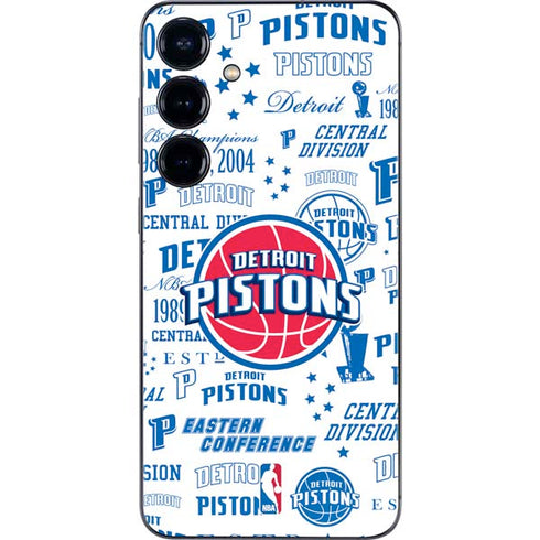 NBA Detroit Pistons Historic Blast Galaxy S25 Skin