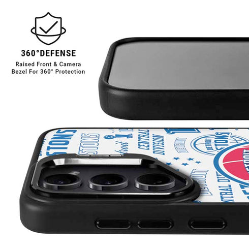 NBA Detroit Pistons Historic Blast Galaxy S25 Ultra Kickstand Case