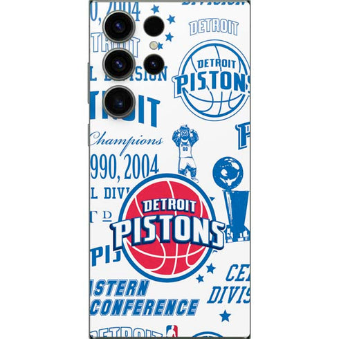 NBA Detroit Pistons Historic Blast Galaxy S24 Ultra Skin