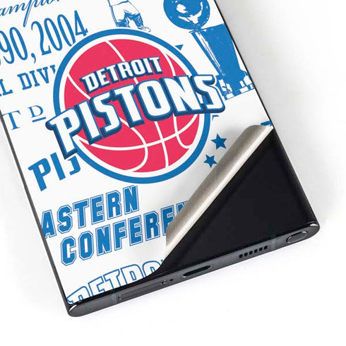 NBA Detroit Pistons Historic Blast Galaxy S24 Ultra Skin