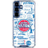 NBA Detroit Pistons Historic Blast Galaxy S25 Clear Case