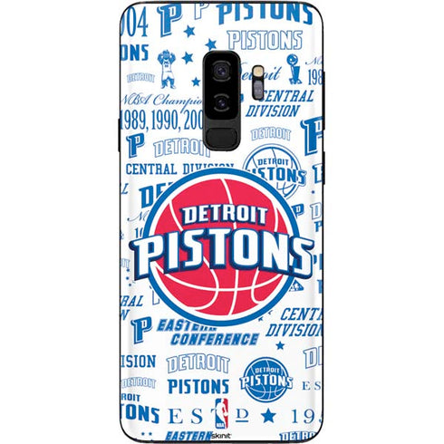 NBA Detroit Pistons Historic Blast Galaxy S9 Plus Skin
