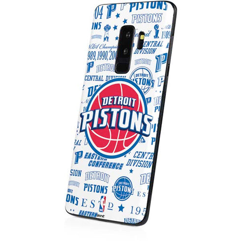 NBA Detroit Pistons Historic Blast Galaxy S9 Plus Skin