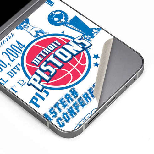 NBA Detroit Pistons Historic Blast Galaxy Z Flip6 Skin