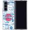 NBA Detroit Pistons Historic Blast Galaxy Z Fold5 5G Clear Case