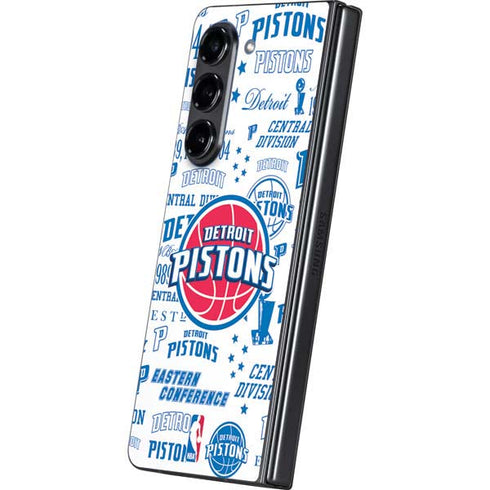 NBA Detroit Pistons Historic Blast Galaxy Z Fold5 5G Skin