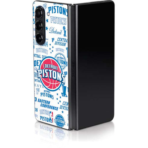 NBA Detroit Pistons Historic Blast Galaxy Z Fold5 5G Skin