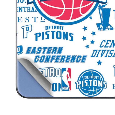 NBA Detroit Pistons Historic Blast Galaxy Z Fold5 5G Skin