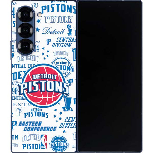 NBA Detroit Pistons Historic Blast Galaxy Z Fold6 Skin