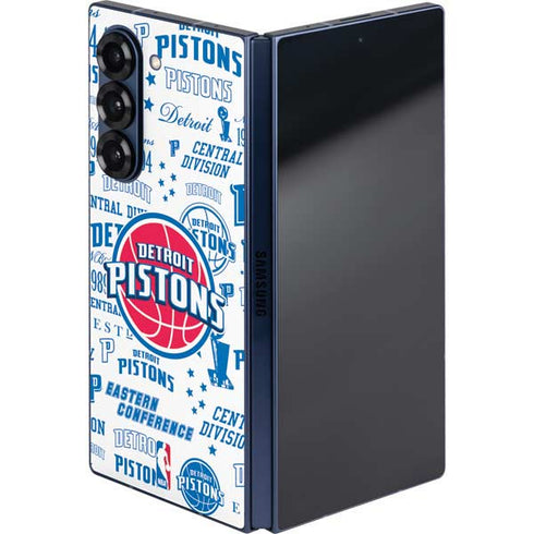NBA Detroit Pistons Historic Blast Galaxy Z Fold6 Skin