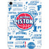 NBA Detroit Pistons Historic Blast Apple iPad Mini Skin