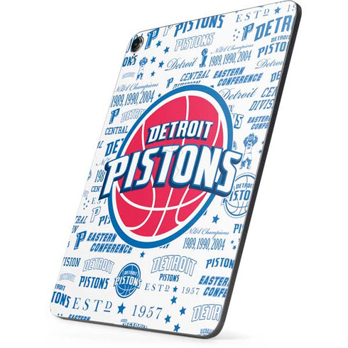 NBA Detroit Pistons Historic Blast Apple iPad Pro Skin