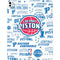 NBA Detroit Pistons Historic Blast iPad Pro 13in M4 (2024) Skin