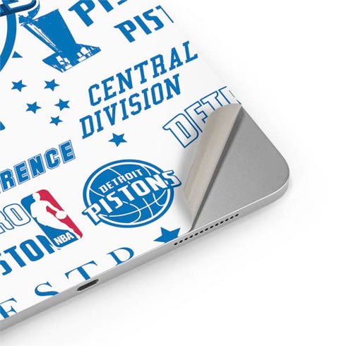NBA Detroit Pistons Historic Blast iPad Pro 13in M4 (2024) Skin