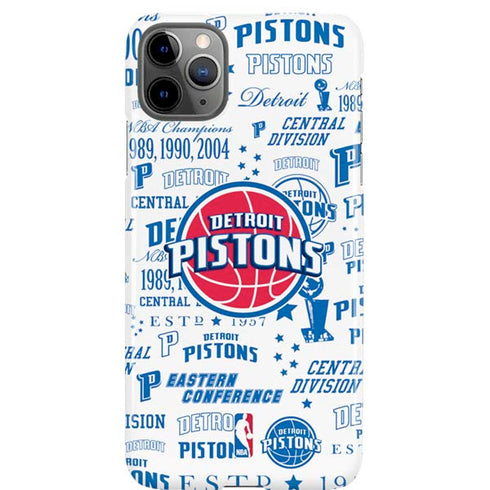 NBA Detroit Pistons Historic Blast iPhone Cases