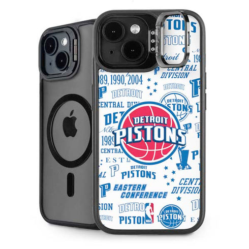 NBA Detroit Pistons Historic Blast iPhone 13 Kickstand Case