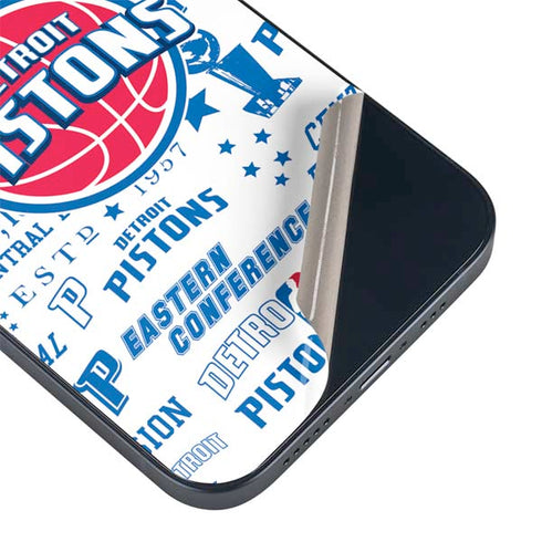 NBA Detroit Pistons Historic Blast iPhone Skins