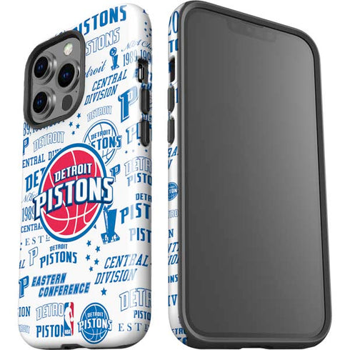 NBA Detroit Pistons Historic Blast iPhone 15 Pro Impact Case