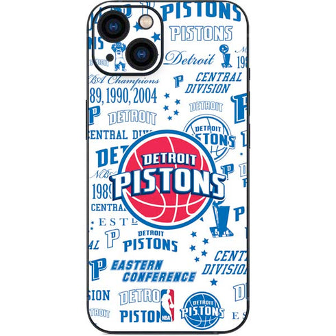 NBA Detroit Pistons Historic Blast iPhone 15 Skin