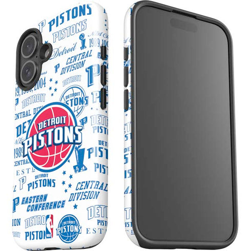 NBA Detroit Pistons Historic Blast iPhone 16 Impact Case