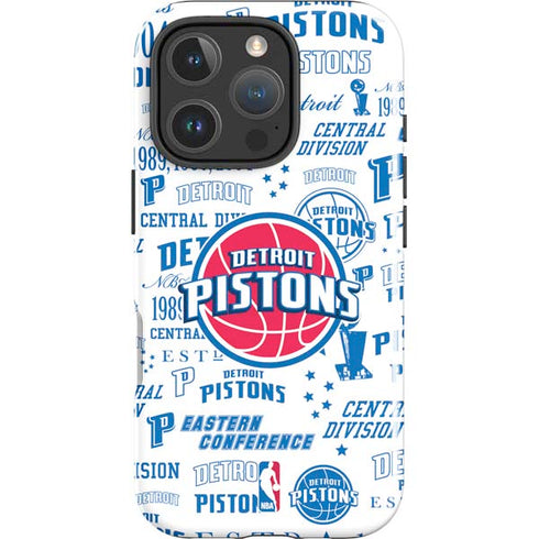 NBA Detroit Pistons Historic Blast iPhone 16 Pro Impact Case