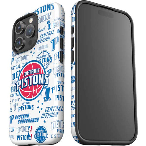 NBA Detroit Pistons Historic Blast iPhone 16 Pro Impact Case