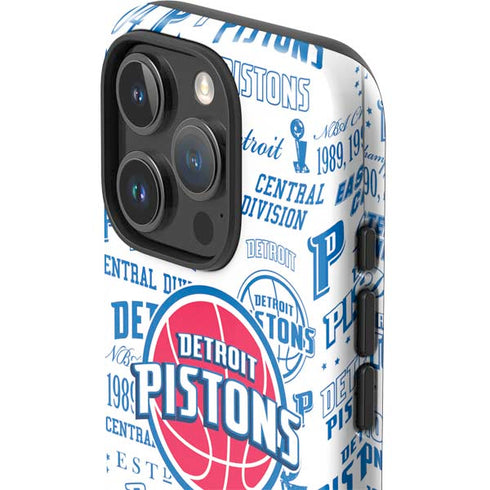 NBA Detroit Pistons Historic Blast iPhone 16 Pro Max Impact Case